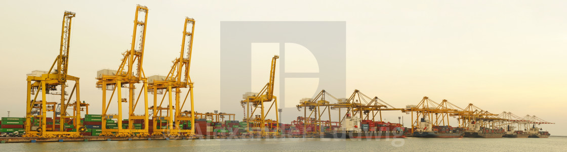 "Port Laem Chabang, Thailand" by Alexander Ludwig - $6.29 "Port Laem Chabang, Thailand" stock image