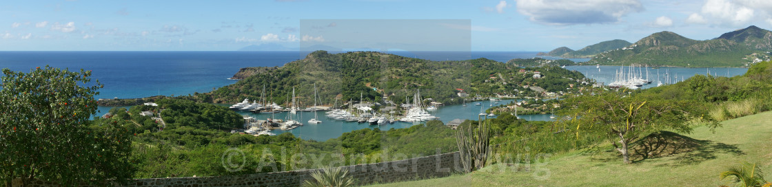 "English Harbour and Nelsons Dockyard, Antigua and Barbuda, Caribbean" by Alexander Ludwig - $6.29 "English Harbour and Nelsons Dockyard, Antigua and Barbuda, Caribbean" stock image