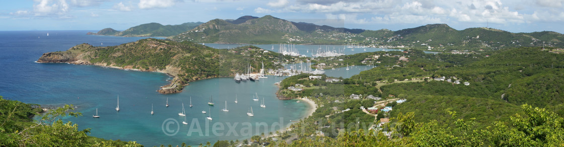 "English Harbour and Nelsons Dockyard, Antigua and Barbuda, Caribbean" by Alexander Ludwig - $6.29 "English Harbour and Nelsons Dockyard, Antigua and Barbuda, Caribbean" stock image