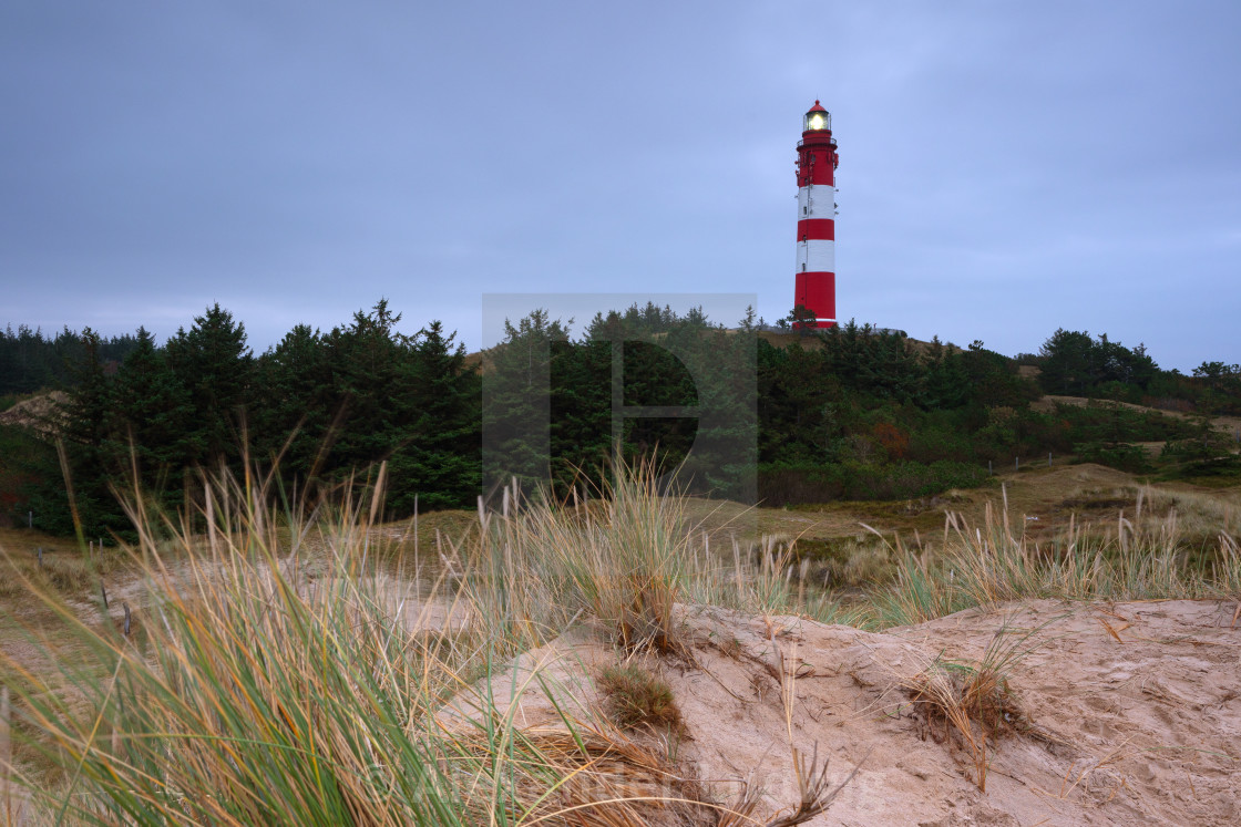 "Lighthouse, Amrum, Germany" stock image