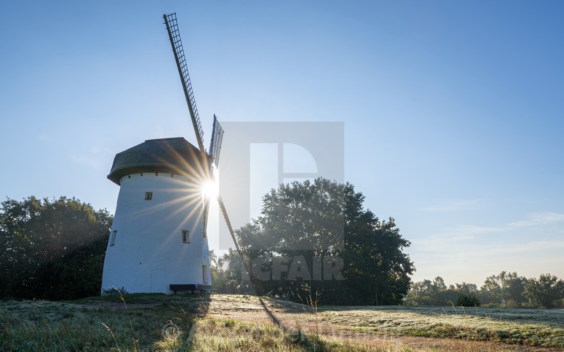 "Windmill, Krefeld, North Rhine Westphalia, Germany" stock image