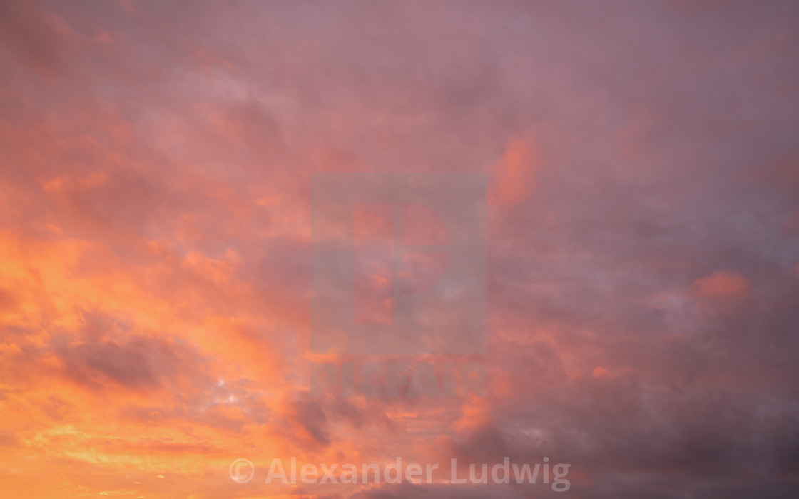 "Sky with dramatic clouds" stock image