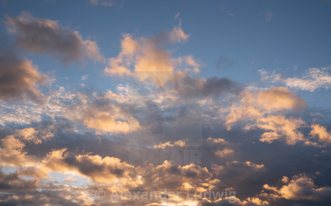 "Sky with dramatic clouds" stock image