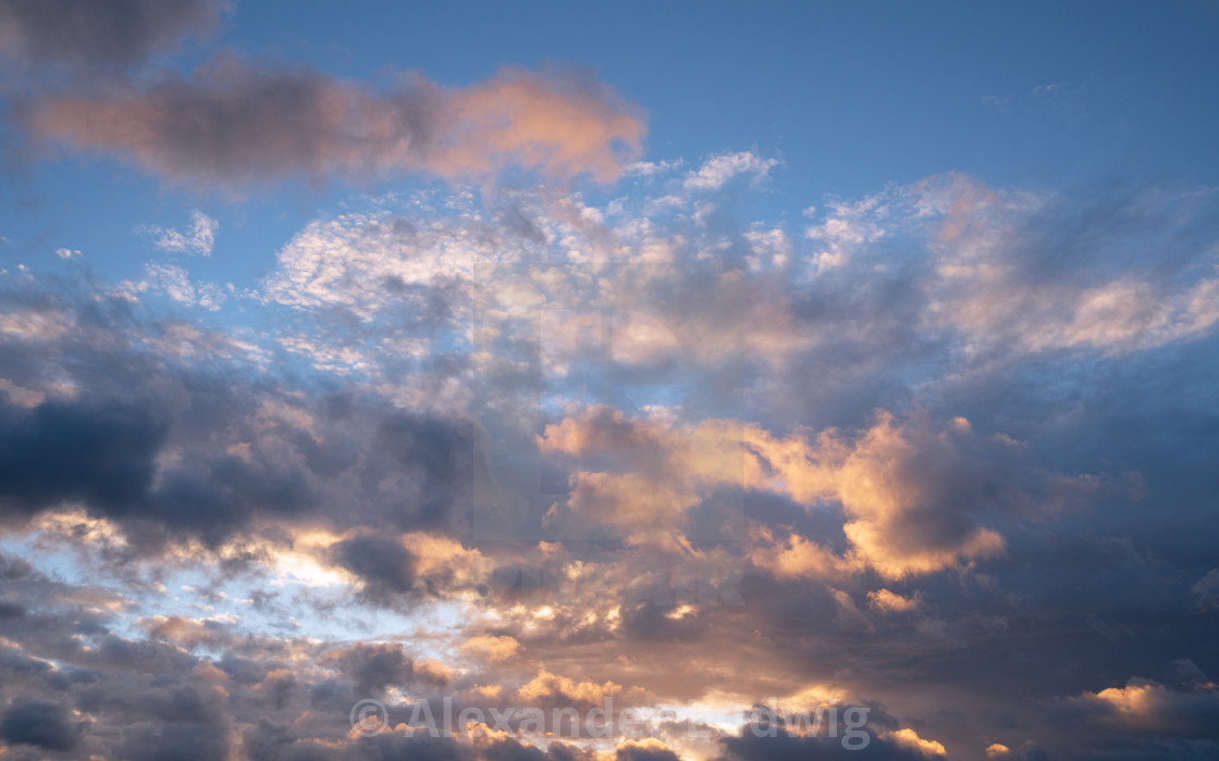 "Sky with dramatic clouds" stock image