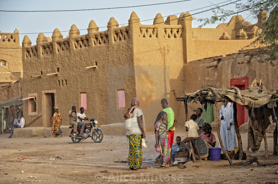 "Agadez old town, Niger" by Alice Mutasa - $50.80 "Agadez old town, Niger" stock image