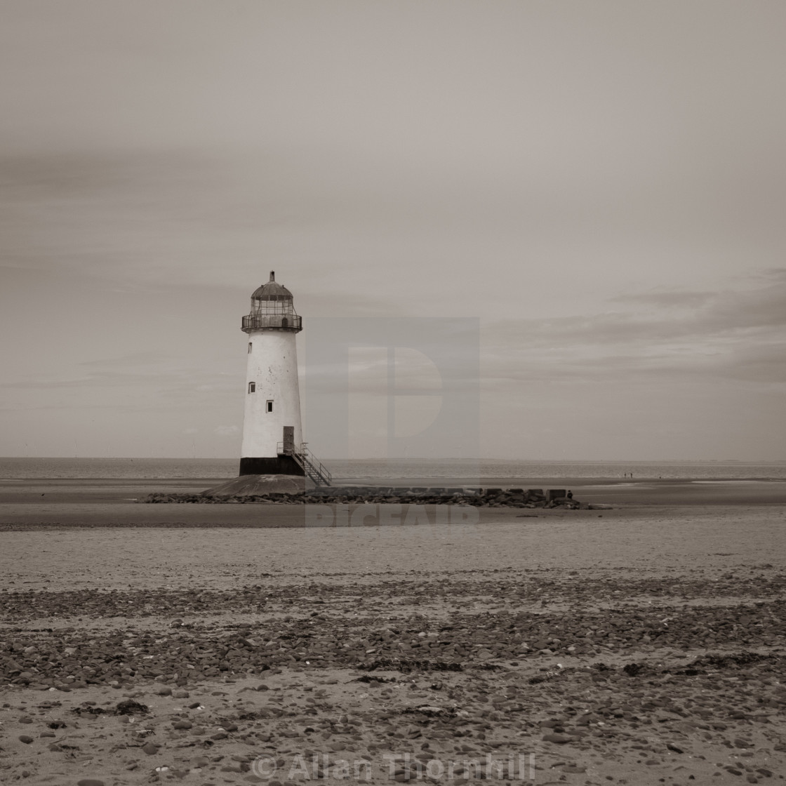 "Talacre Lighthouse" stock image