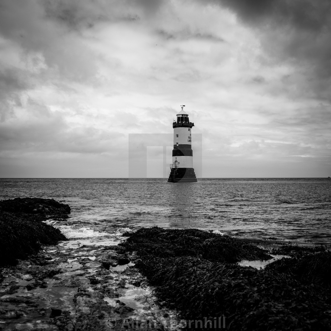 "Penmon Lighthouse" stock image