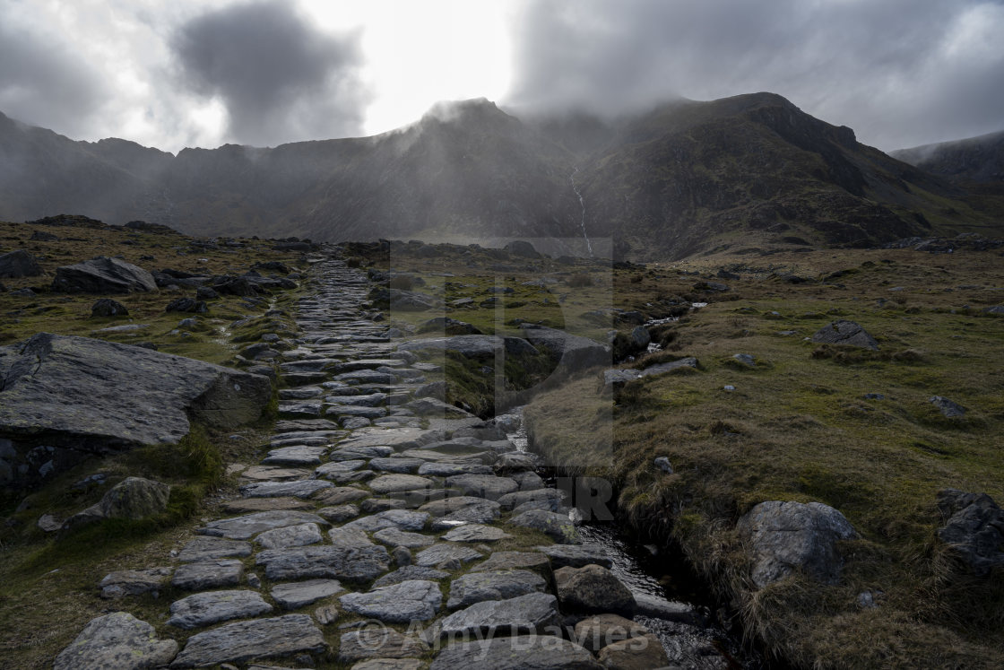 "Llyn Idwal" stock image