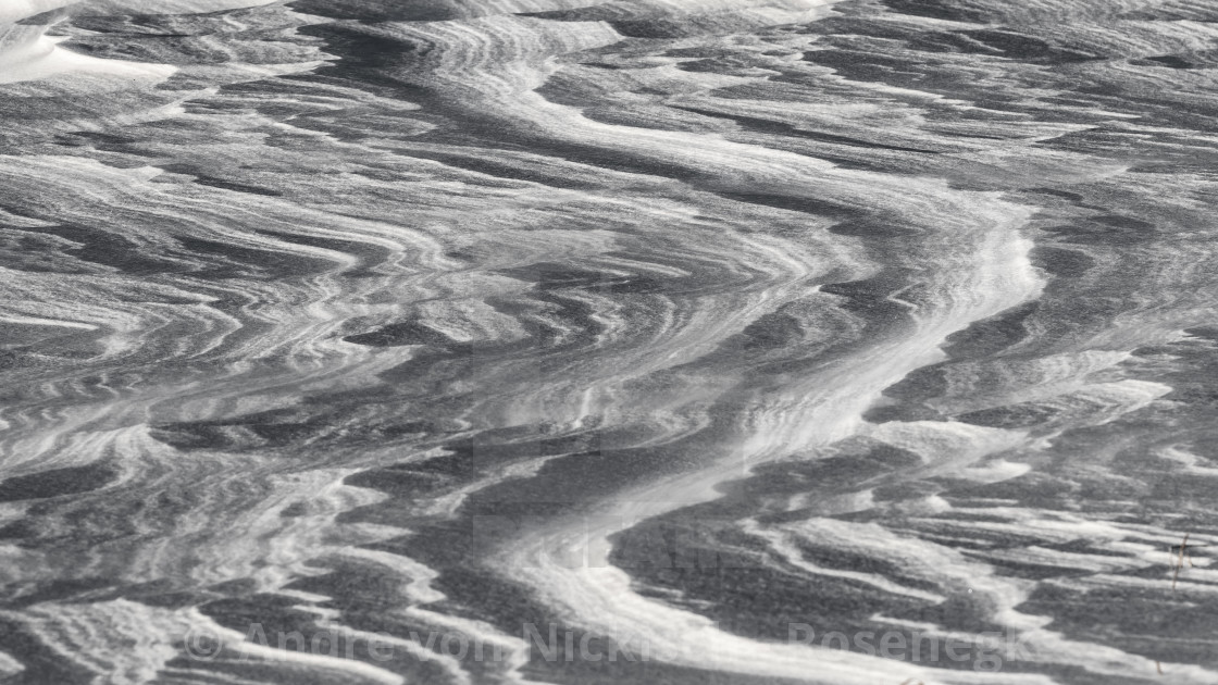 "Lines in the Snow" stock image