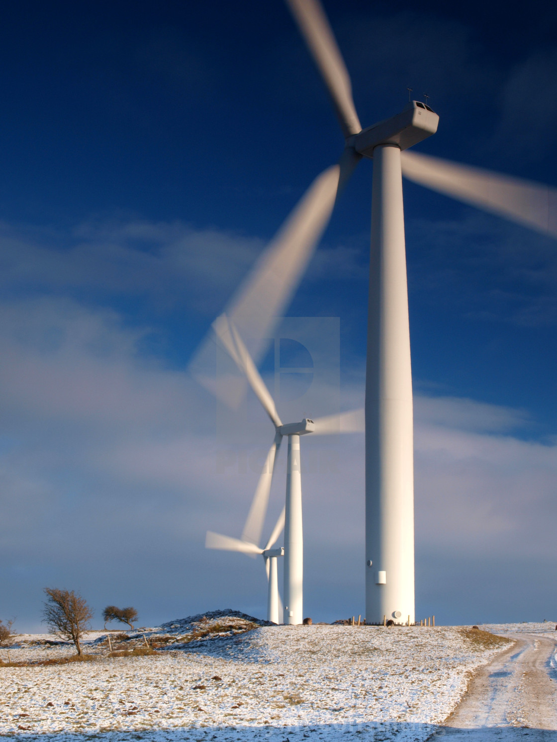 "Bothel windfarm" stock image