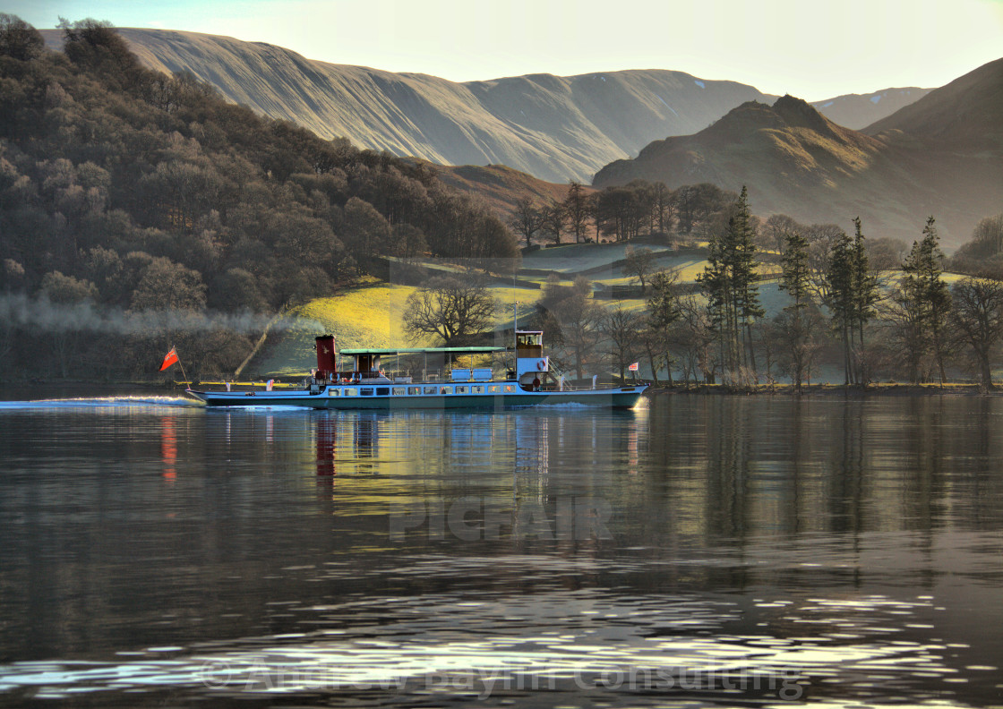 "Ullswater Ferry" stock image