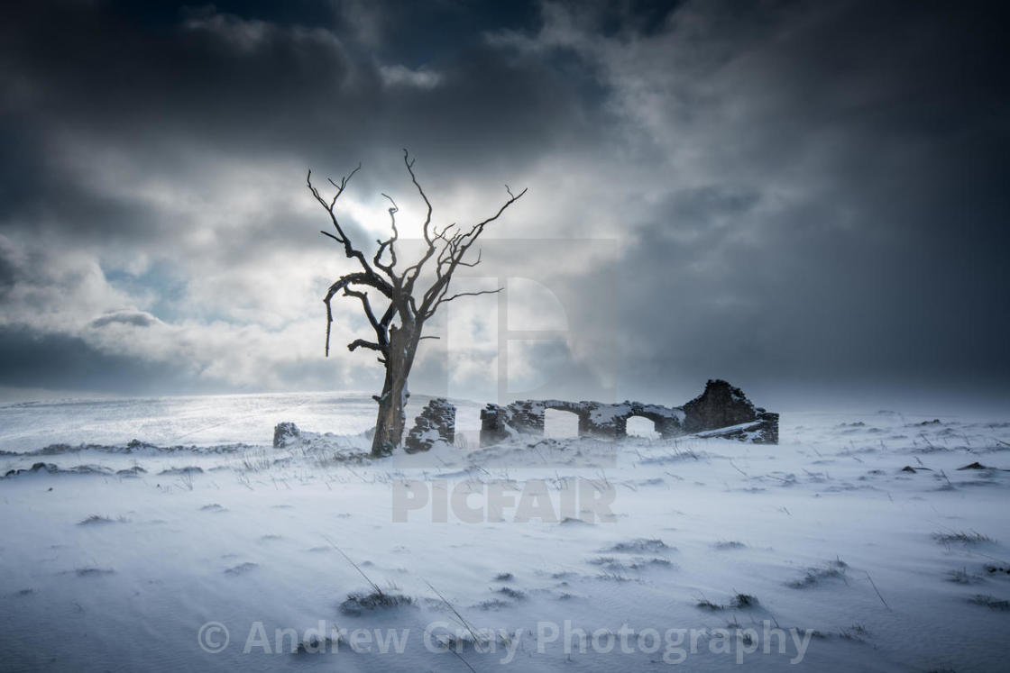 "Peak District Winter" stock image