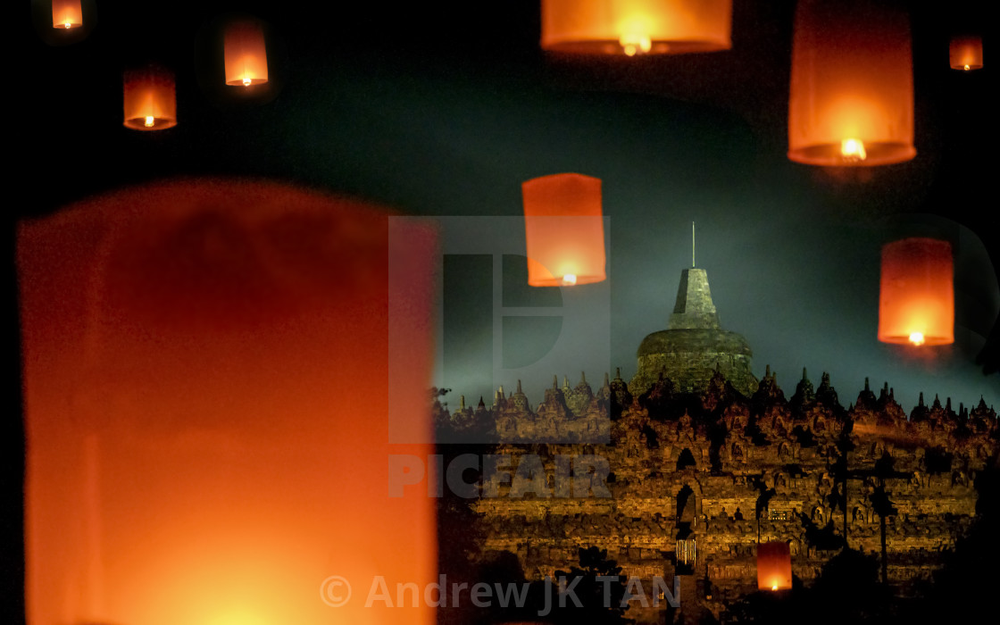 "Borobudur Waisak Festival 05" stock image