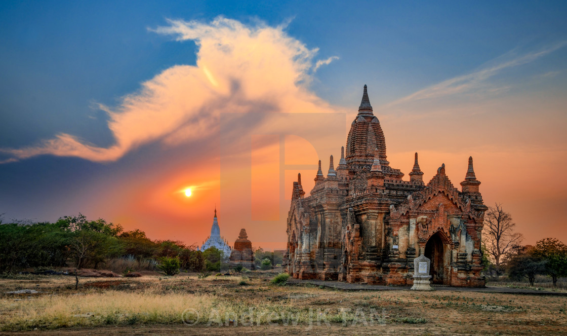 "Bagan Temples" stock image