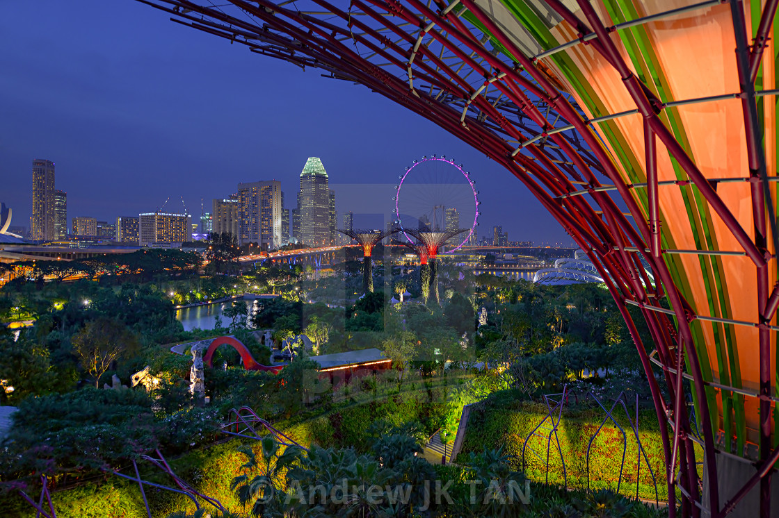 "Super Tree Cityscape" stock image