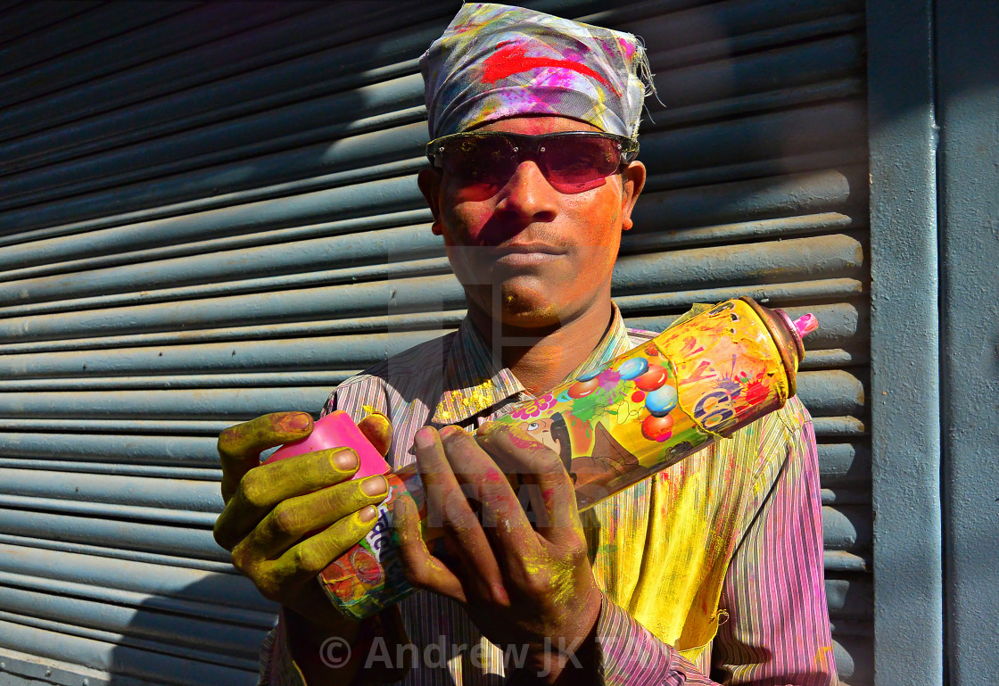"Colors of HOLI 10" by Andrew JK TAN - $12.67 "Colors of HOLI 10" stock image
