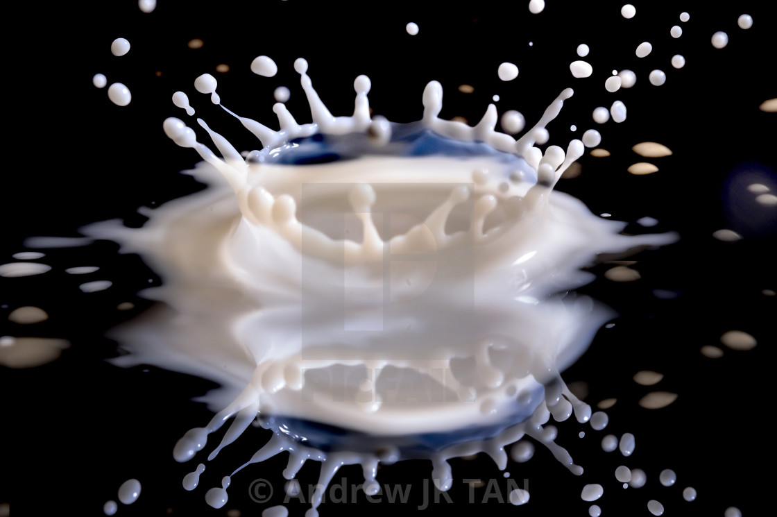 "Milkdrop Mechanics" stock image