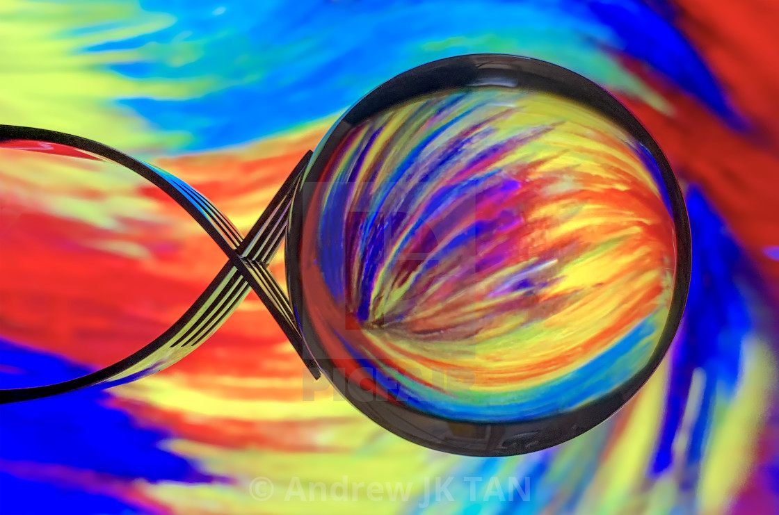 "Refraction Abstract 01" stock image