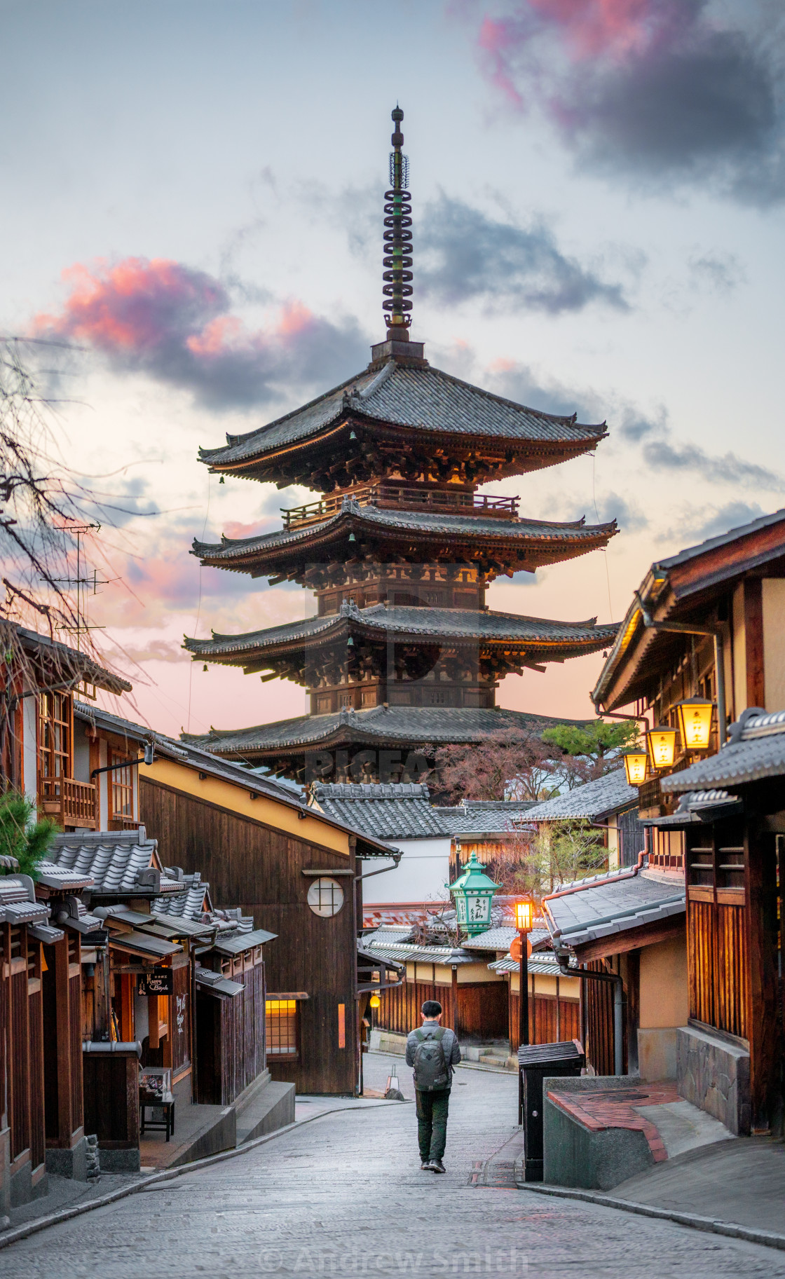 "winter pagoda" stock image