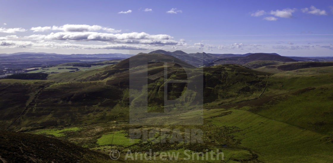 "The Pentland Hills" stock image