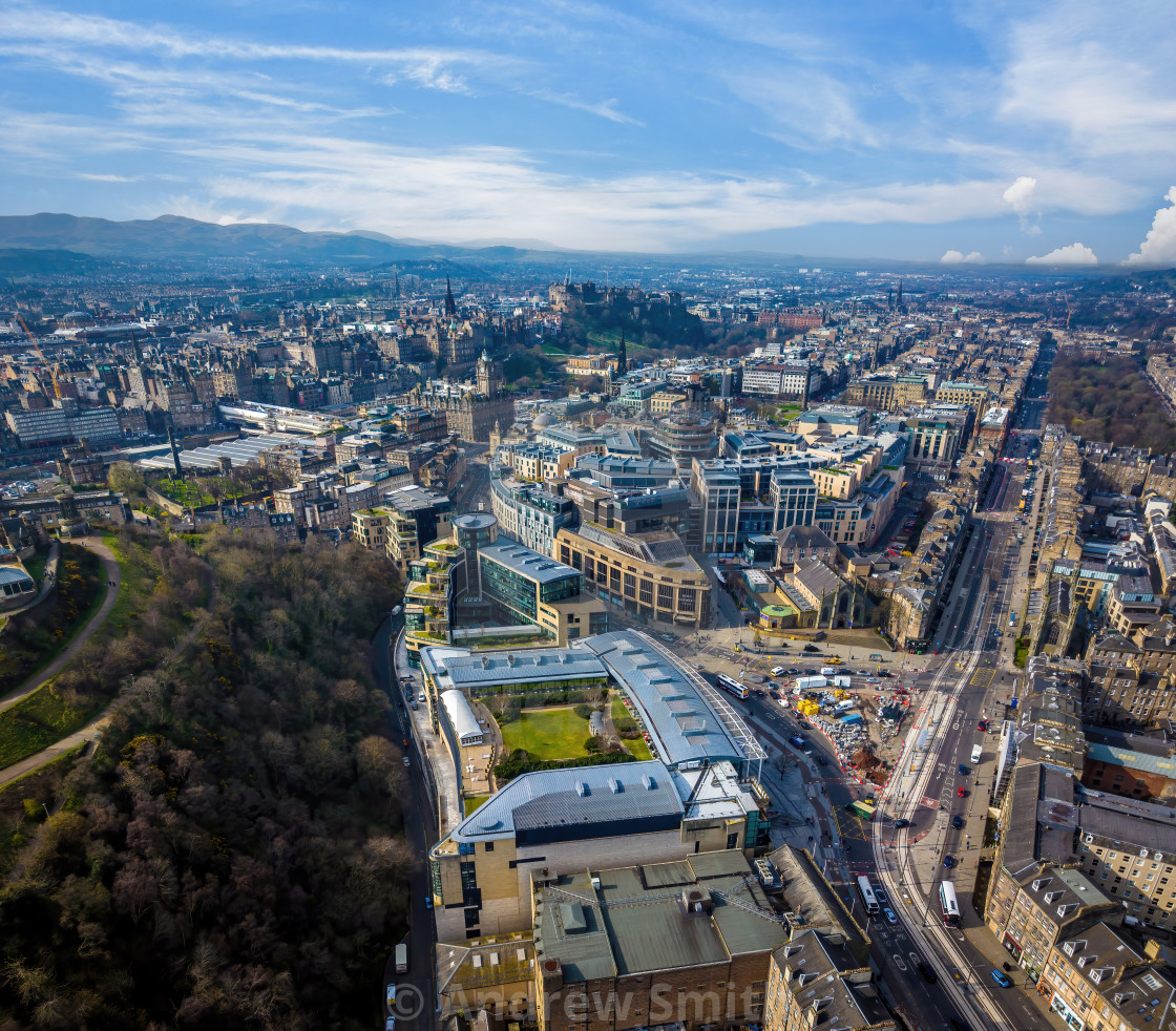 "Edinburgh City Centre" stock image