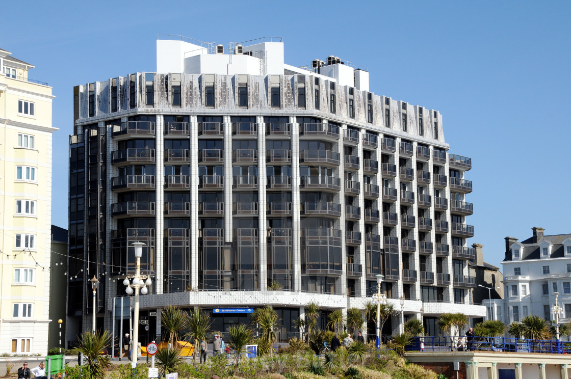 "The View Hotel Eastbourne. Photo taken when knoiwn as The Eastbourne Centre." stock image