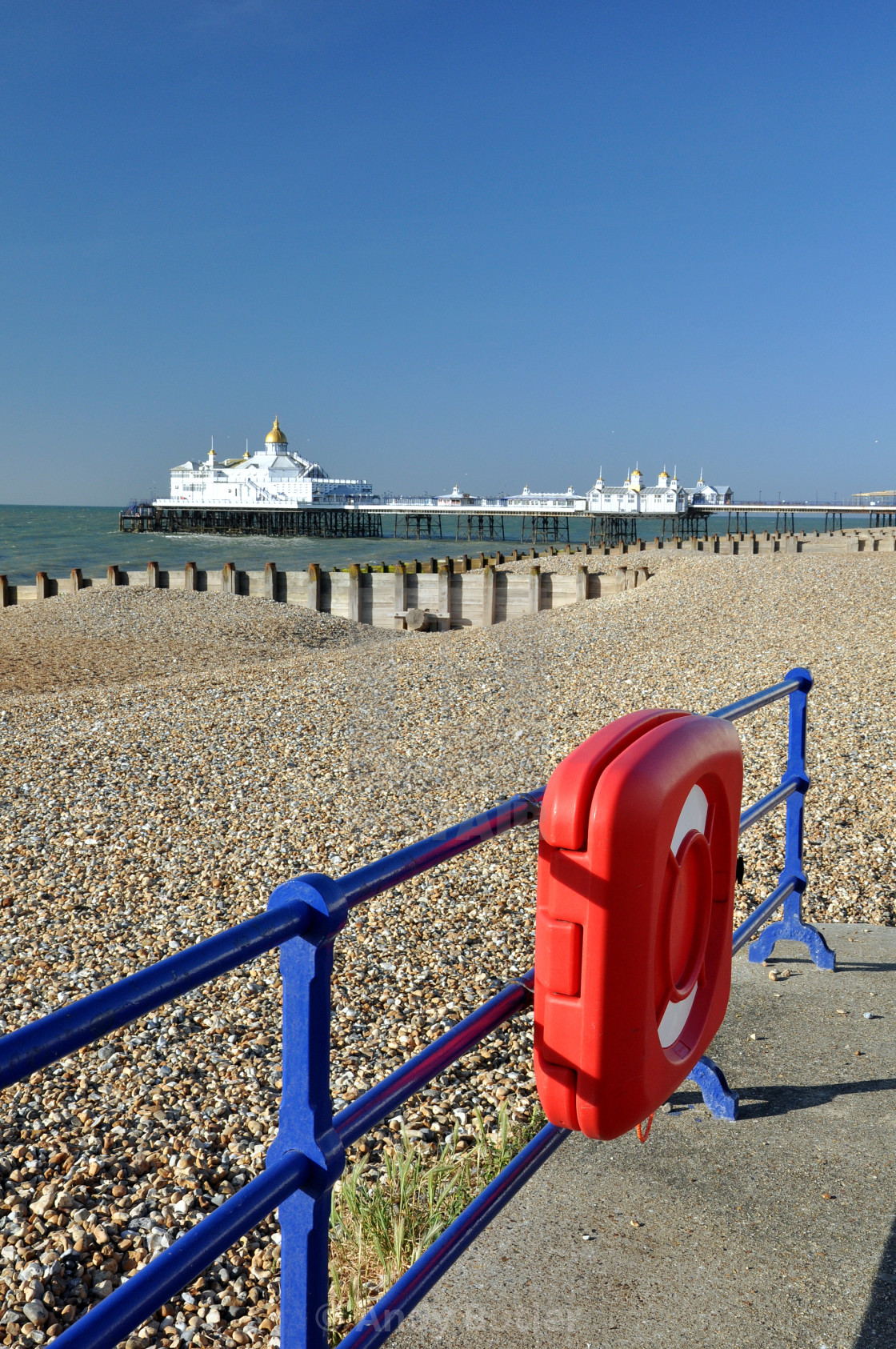 "seafront_Eastbourne" stock image