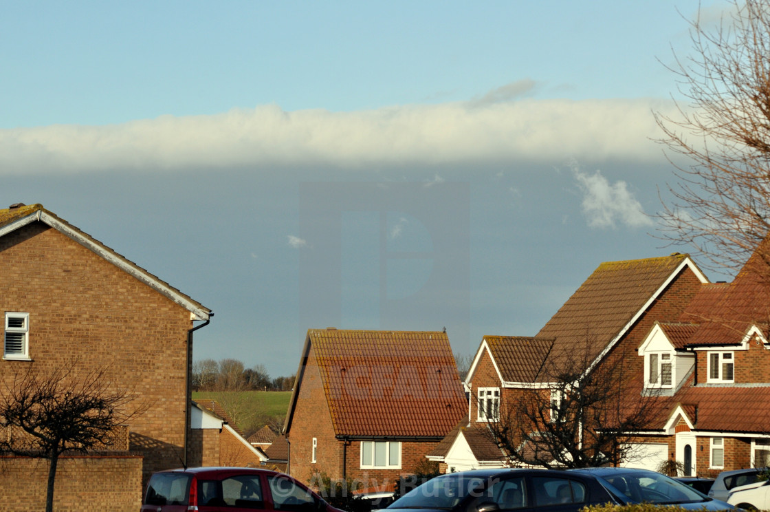 "Arcus Shelf Cloud. England, January 2021" stock image