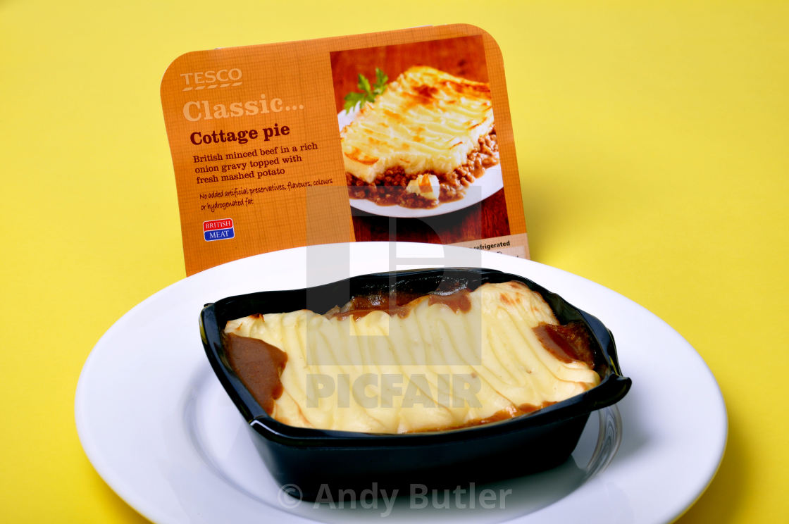 "Cottage Pie - Ready Made" stock image