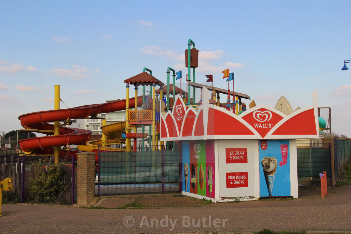 "Former Fort Fun Site Eastbourne" stock image