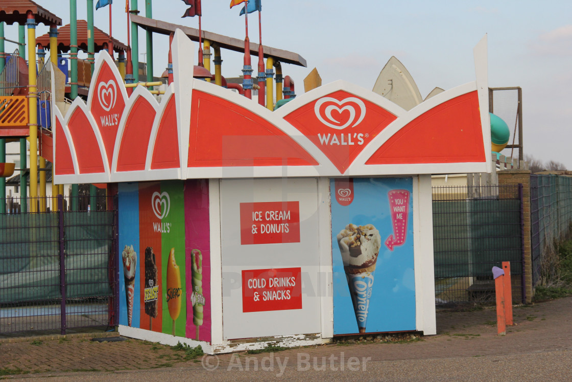 "Former Fort Fun Site Eastbourne" stock image