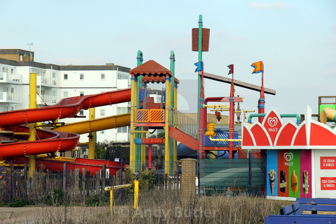 "Former Fort Fun Site Eastbourne" stock image