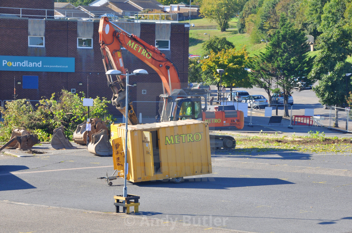 "New extension being built at Langney Shopping Centre" stock image