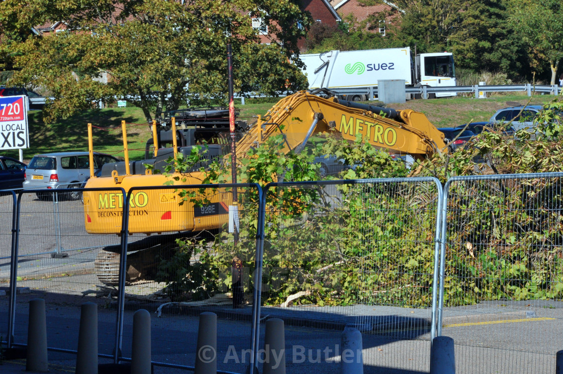 "New extension being built at Langney Shopping Centre" stock image