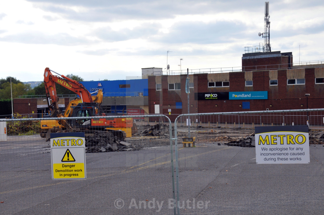 "New extension being built at Langney Shopping Centre" stock image