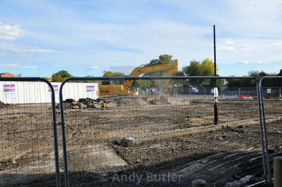 "New extension being built at Langney Shopping Centre" stock image