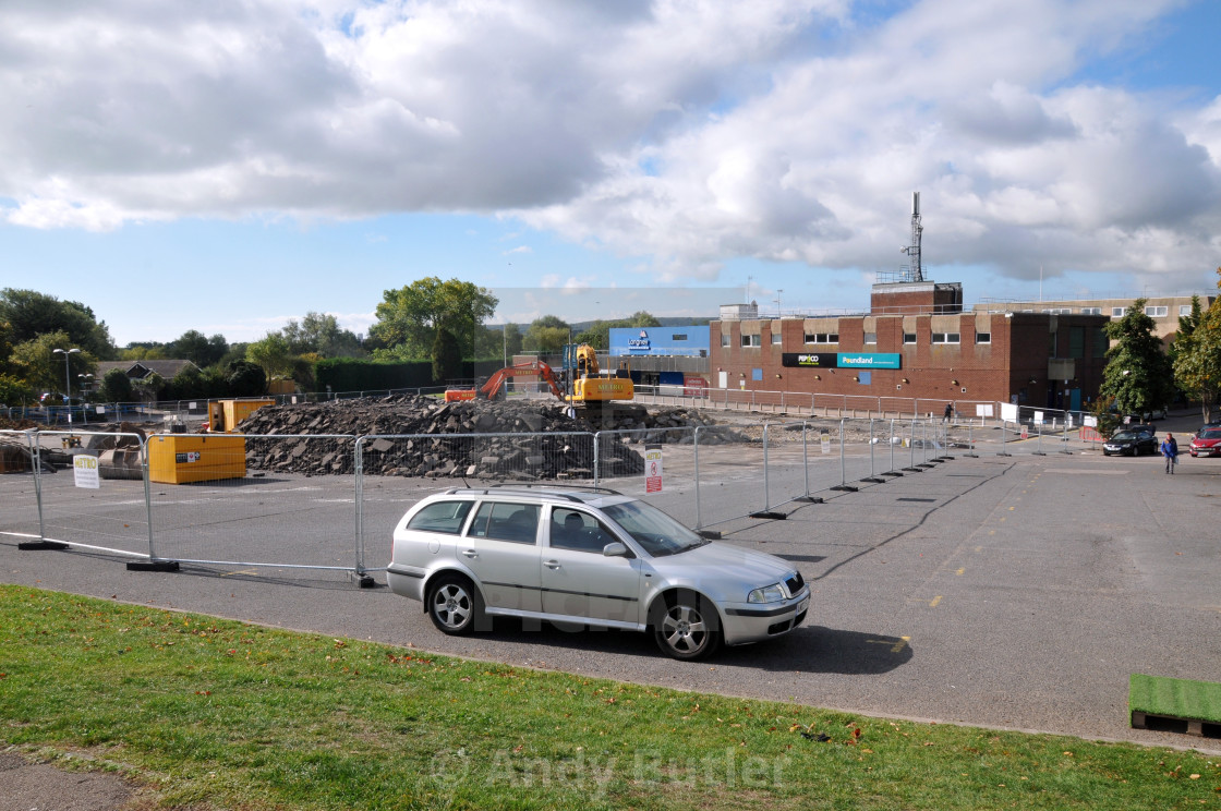 "New extension being built at Langney Shopping Centre" stock image