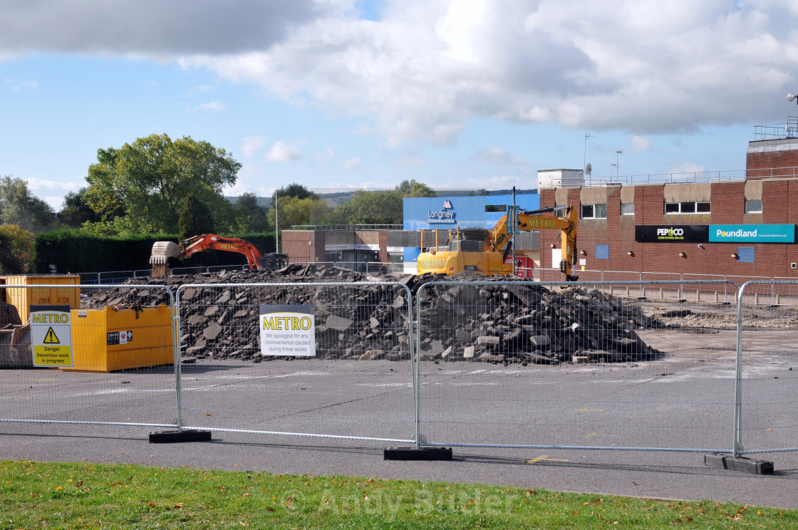 "New extension being built at Langney Shopping Centre" stock image