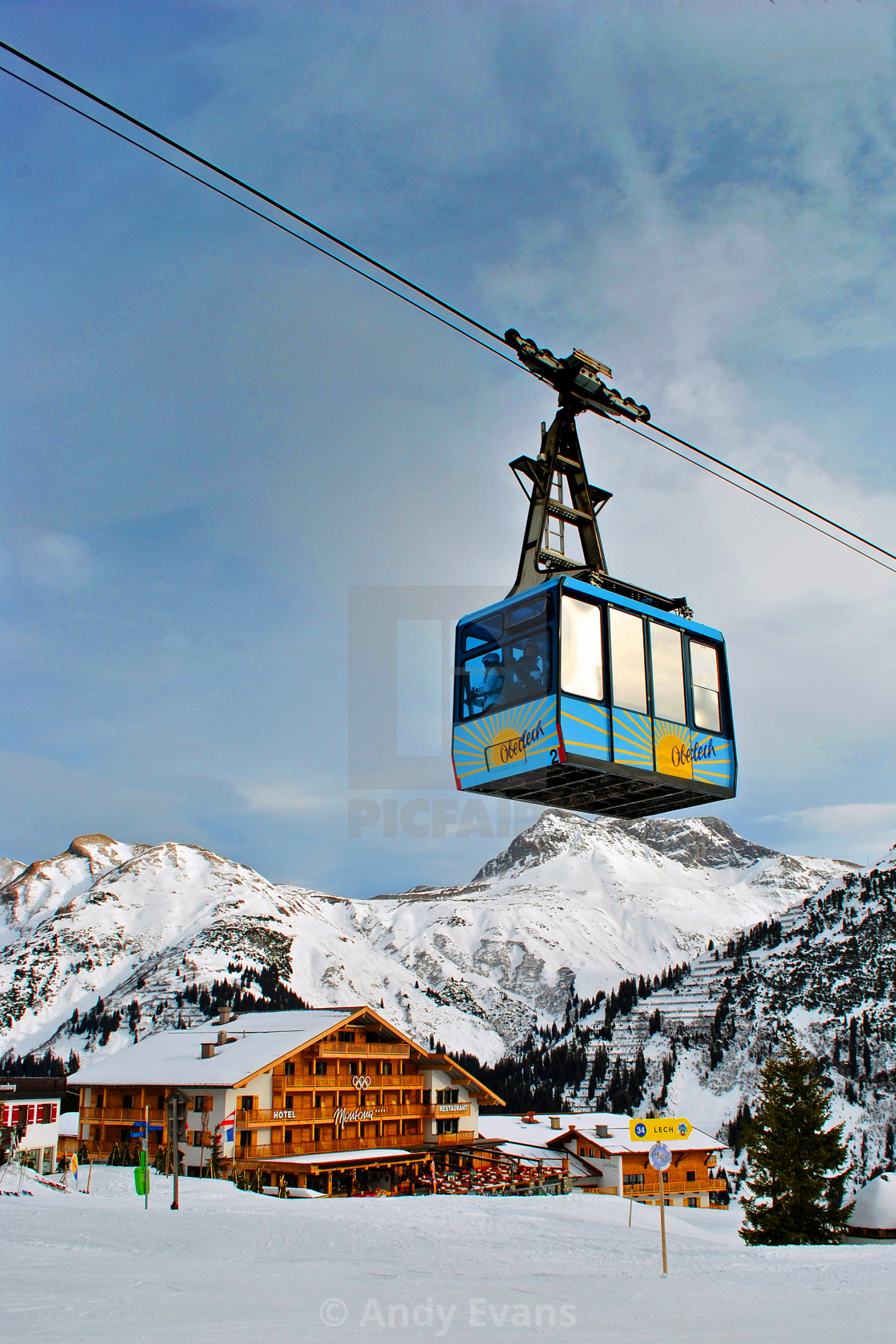 "Oberlech Lech-Zurs am Arlberg Vorarlberg Austrian Alps Austria" by Andy Evans - £6.20 "Oberlech Lech-Zurs am Arlberg Vorarlberg Austrian Alps Austria" stock image
