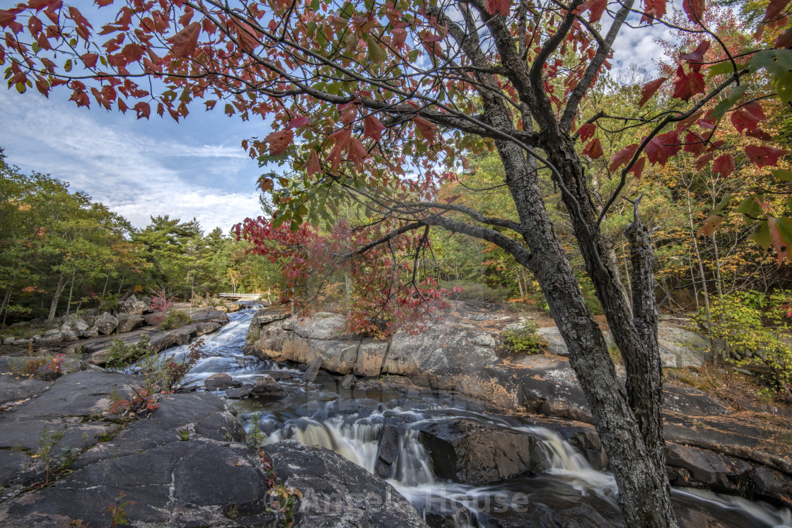 "Lower Rosseau Falls" stock image