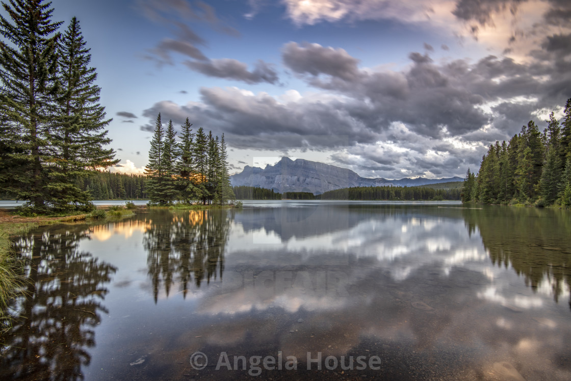 "Two Jack Lake" stock image