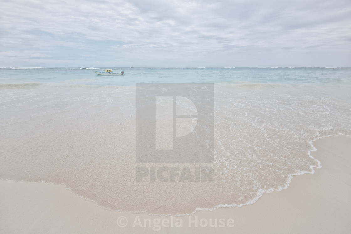 "Caribbean Sea in Punta Cana" stock image