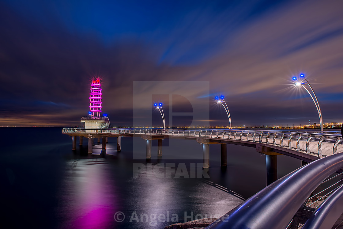 "Brant Street Bridge" stock image