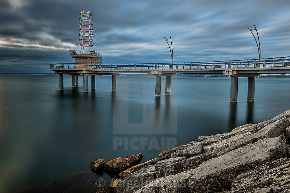 "Brant Street Bridge" stock image