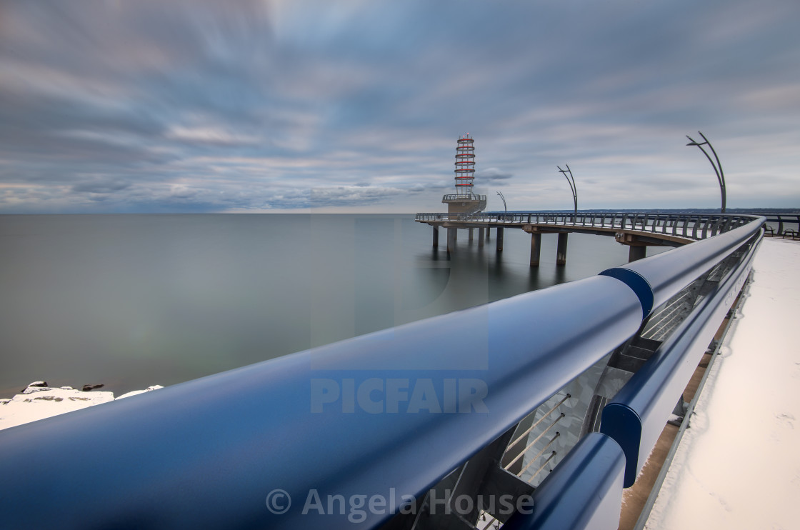 "Brant Street Bridge" stock image