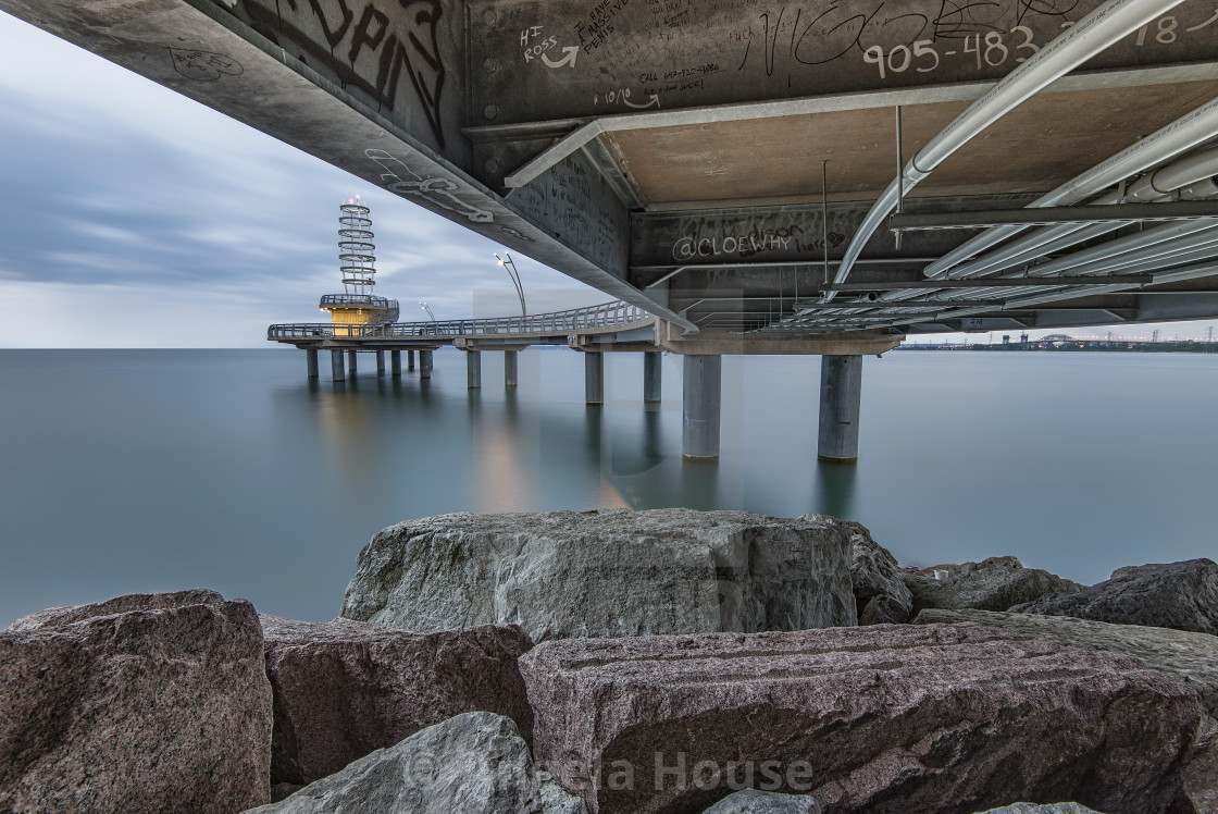 "Brant Street Bridge" stock image