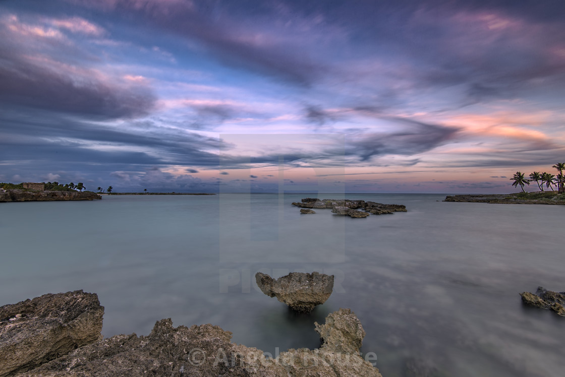 "Akumal Beach, Mexico" stock image