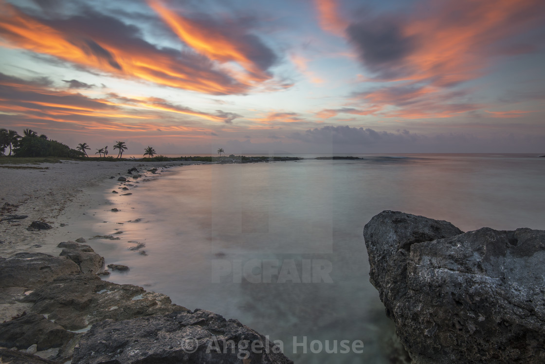 "Akumal Beach, Mexico" stock image