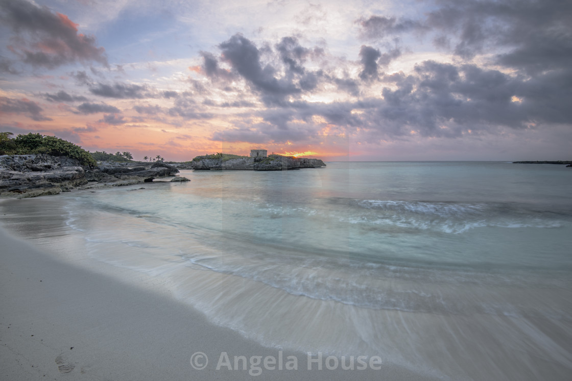 "Akumal Beach, Mexico" stock image