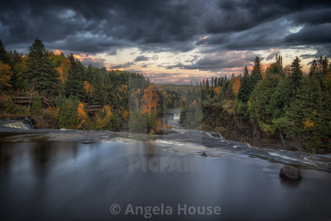 "Kakabeka Falls, Thunder Bay" stock image